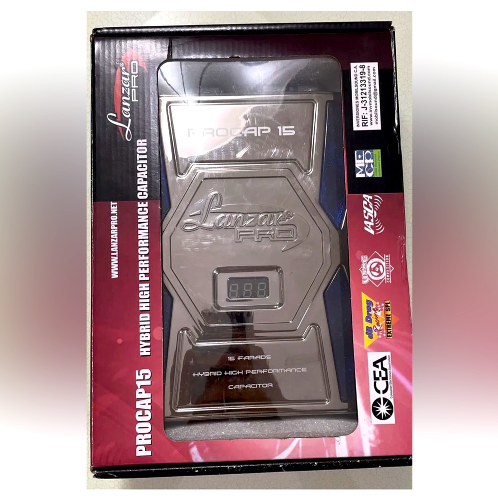 Lanzar Pro Procap 15 Hibrido High Performance Capacitor